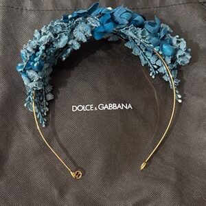 Gucci Teal Floral Hairband